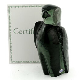 Paul Hoff (WWF 1975) Dark Gray Glass Peregrine Falcon 17 cm  [Sample Images]