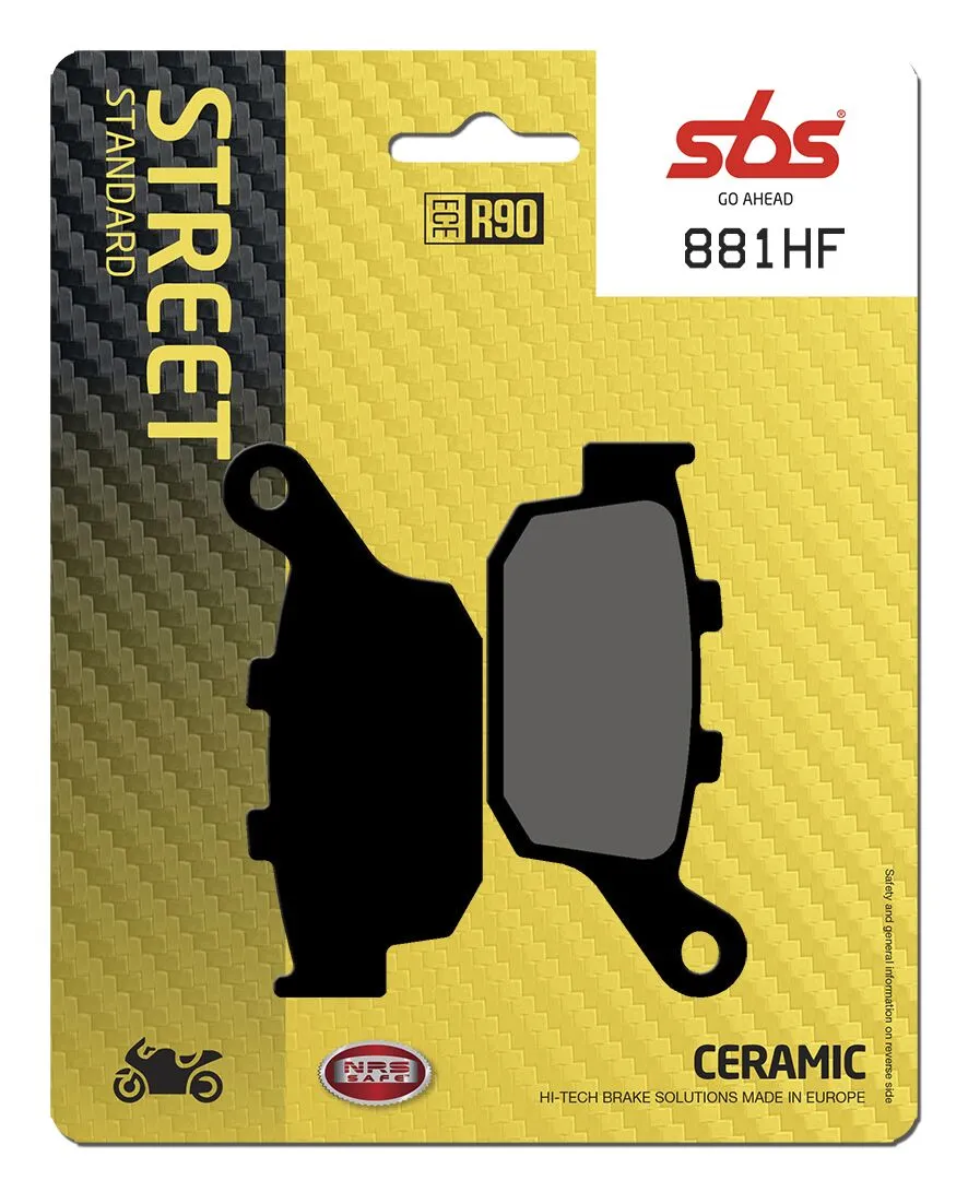SBS bromsbelägg  fram  -881HF-