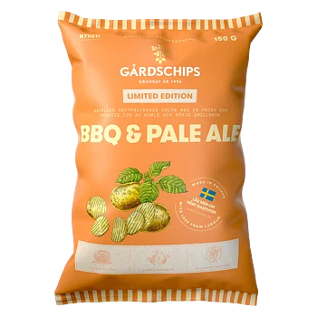 Gårdschips BBQ & IPA Limited Edition 150g 10st