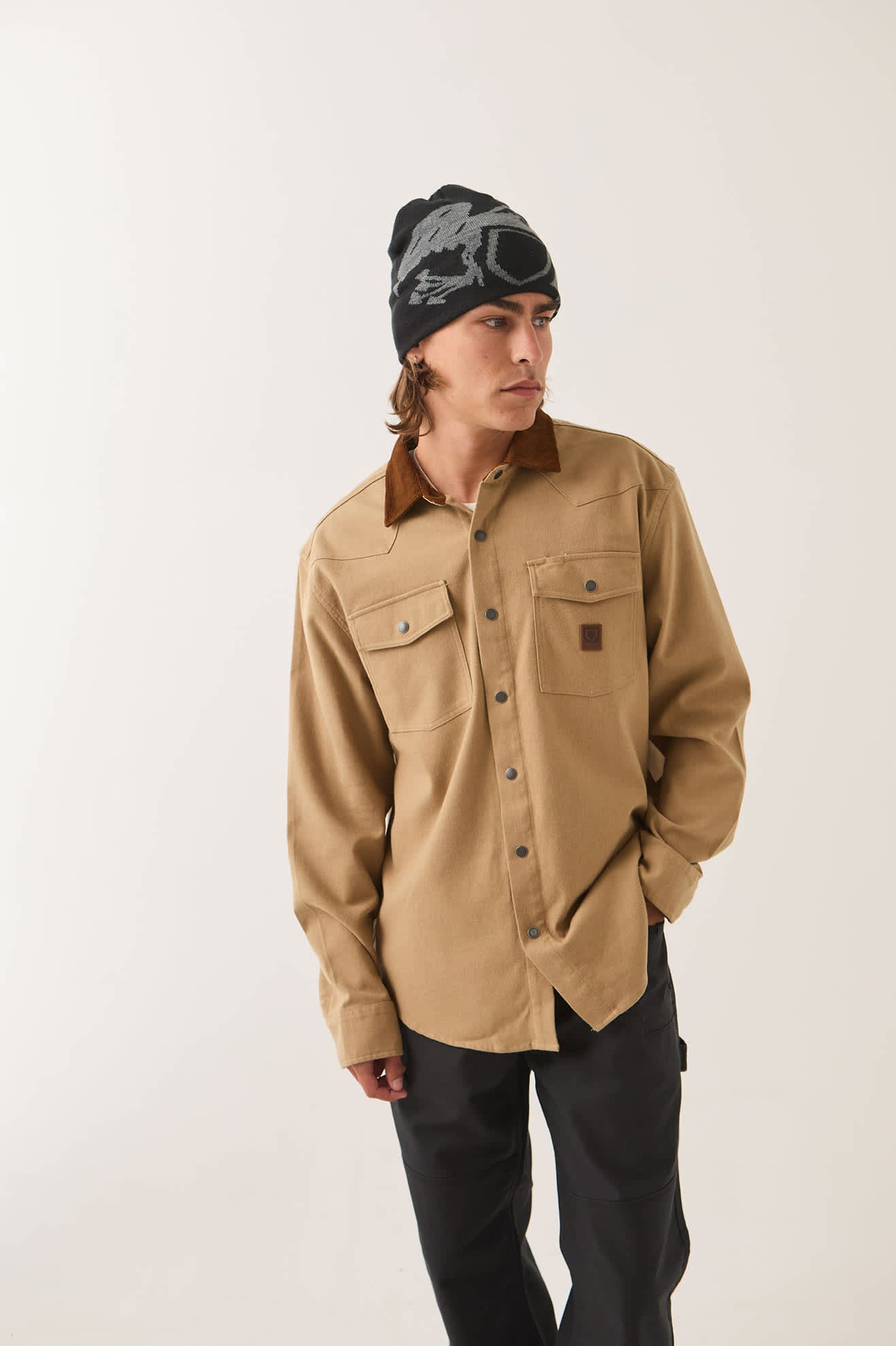 Brixton Bowery Walnut brown/Ultra marine - 2