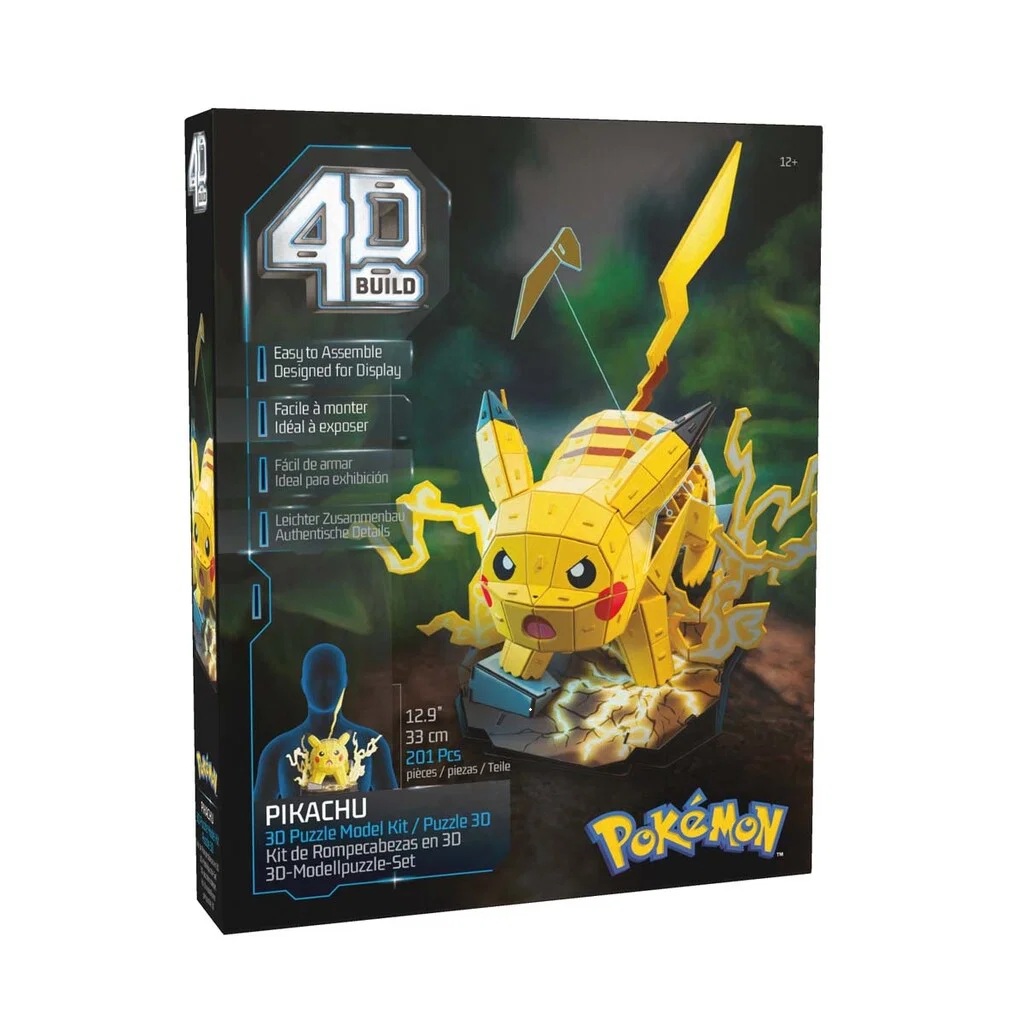 4D Build Pokémon 30 cm - Pikachu