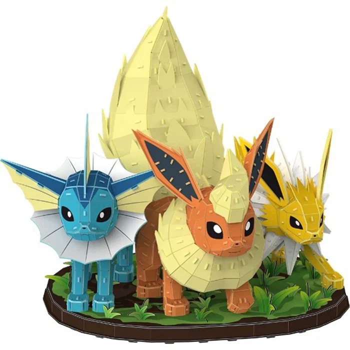 4D Build Pokémon Eevee Evolution Trio 36 cm - 2