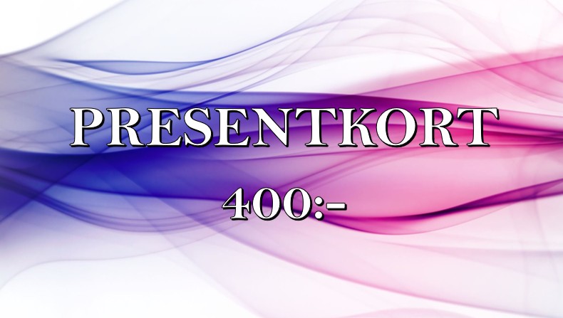 Presentkort 400 SEK