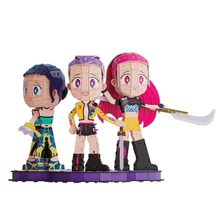 KPDH 4D Build Huntrix Chibi Set - 2