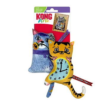 Kong Cat Artz Dali / Van Gogh 2-pack 19x19x2cm 
