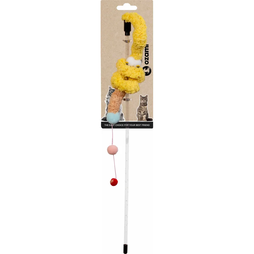 Ozami Cat Wand Caterpillar Earth 40cm - 3