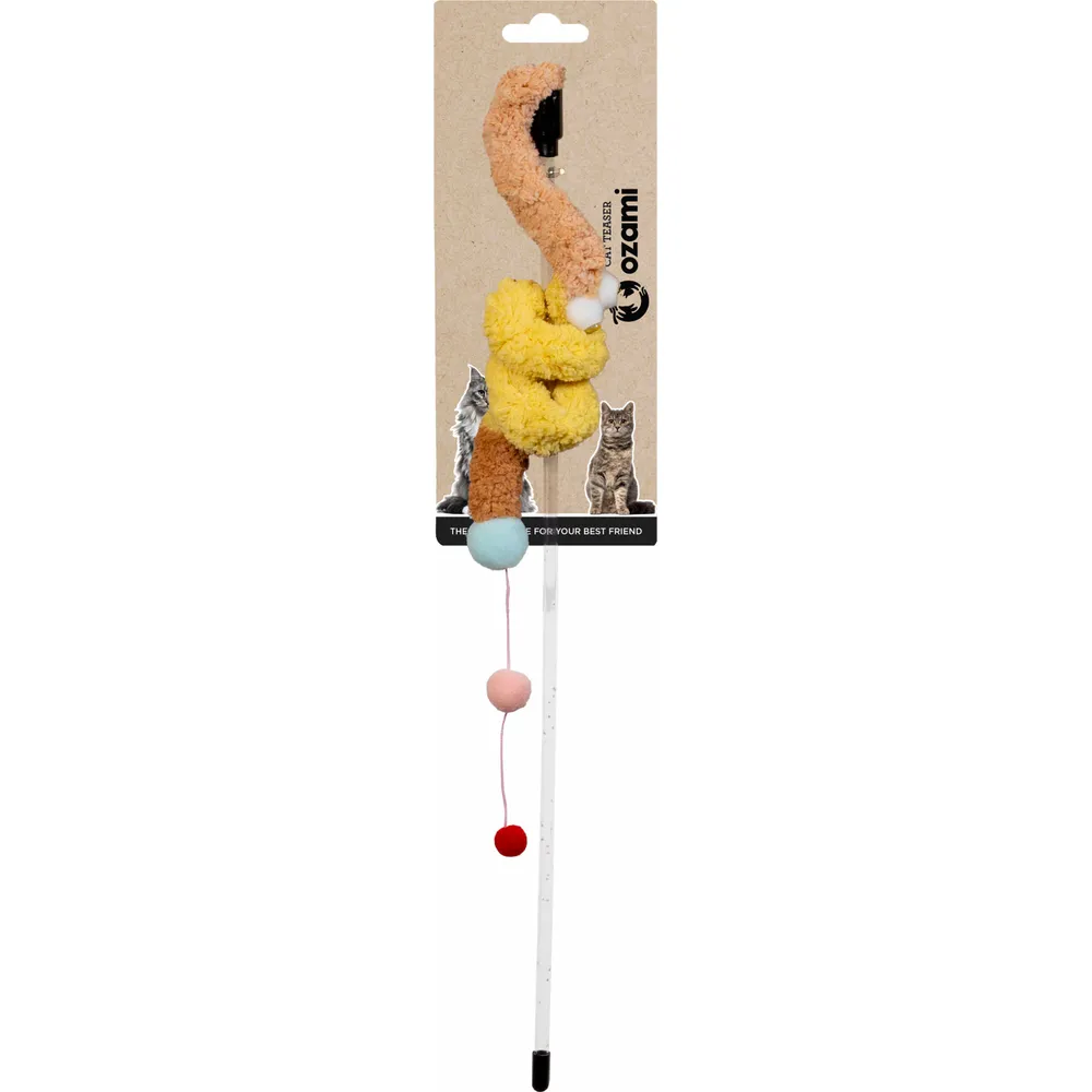 Ozami Cat Wand Caterpillar Earth 40cm