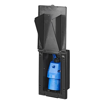 Elintag 3-pol CEE 220V Svart