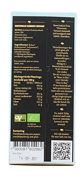 Choklad Eko Raw Isländsk havssalt 73% 
