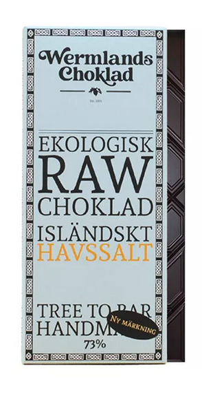 Choklad Eko Raw Isländsk havssalt 73% 