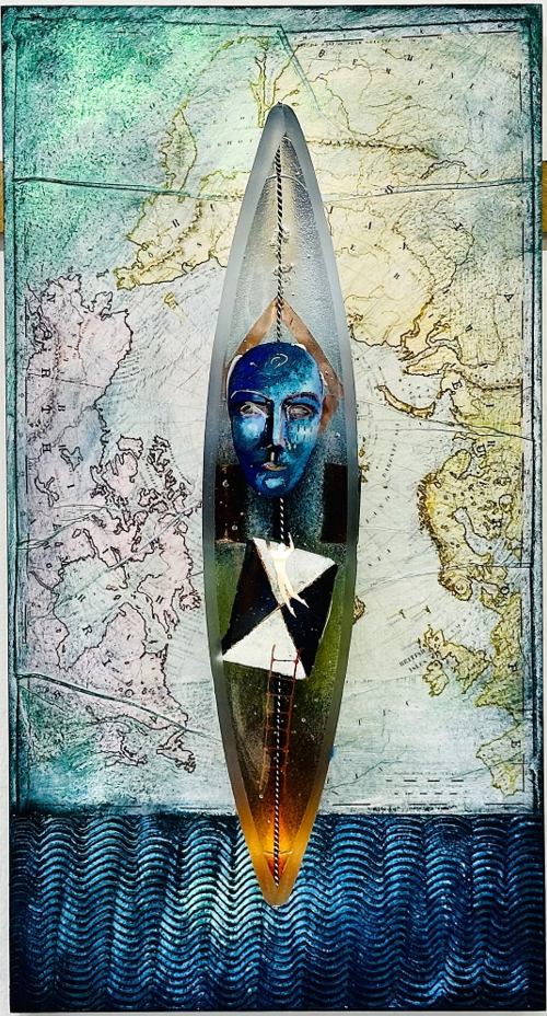 Display Boat Destination Blue