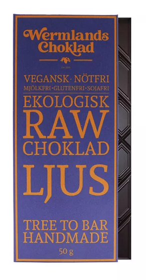 Choklad Eko Raw Ljus 60% 