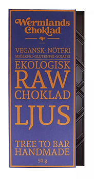 Choklad Eko Raw Ljus 60% 