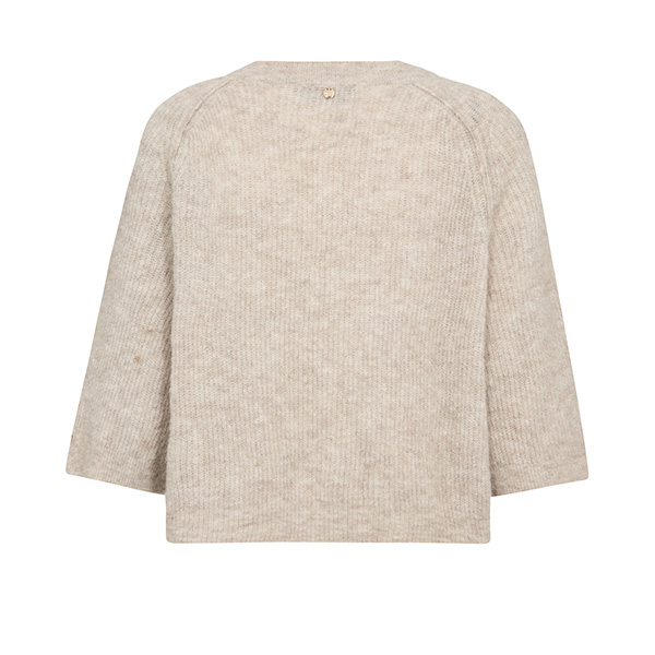 Mos Mosh - MMThora Lizet Knit Cardigan Feather Gray  - 4