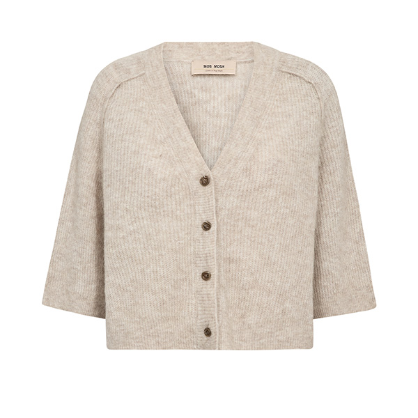 Mos Mosh - MMThora Lizet Knit Cardigan Feather Gray  - 3