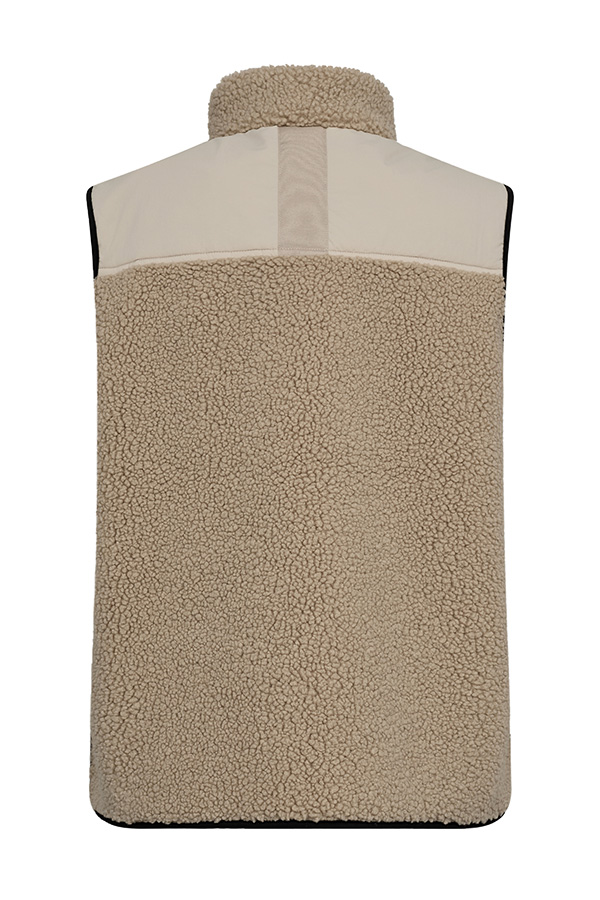 Mos Mosh - MMRowe Eli Teddy Vest Feather Gray - 4