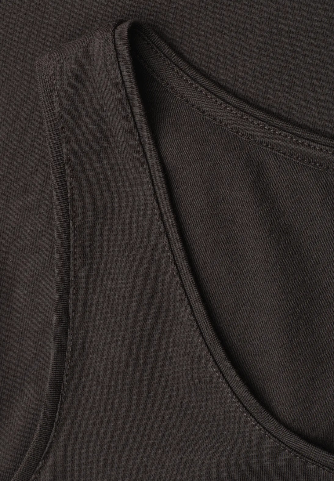 QR Anni Basic Top - Black Coffee - Street One - 5