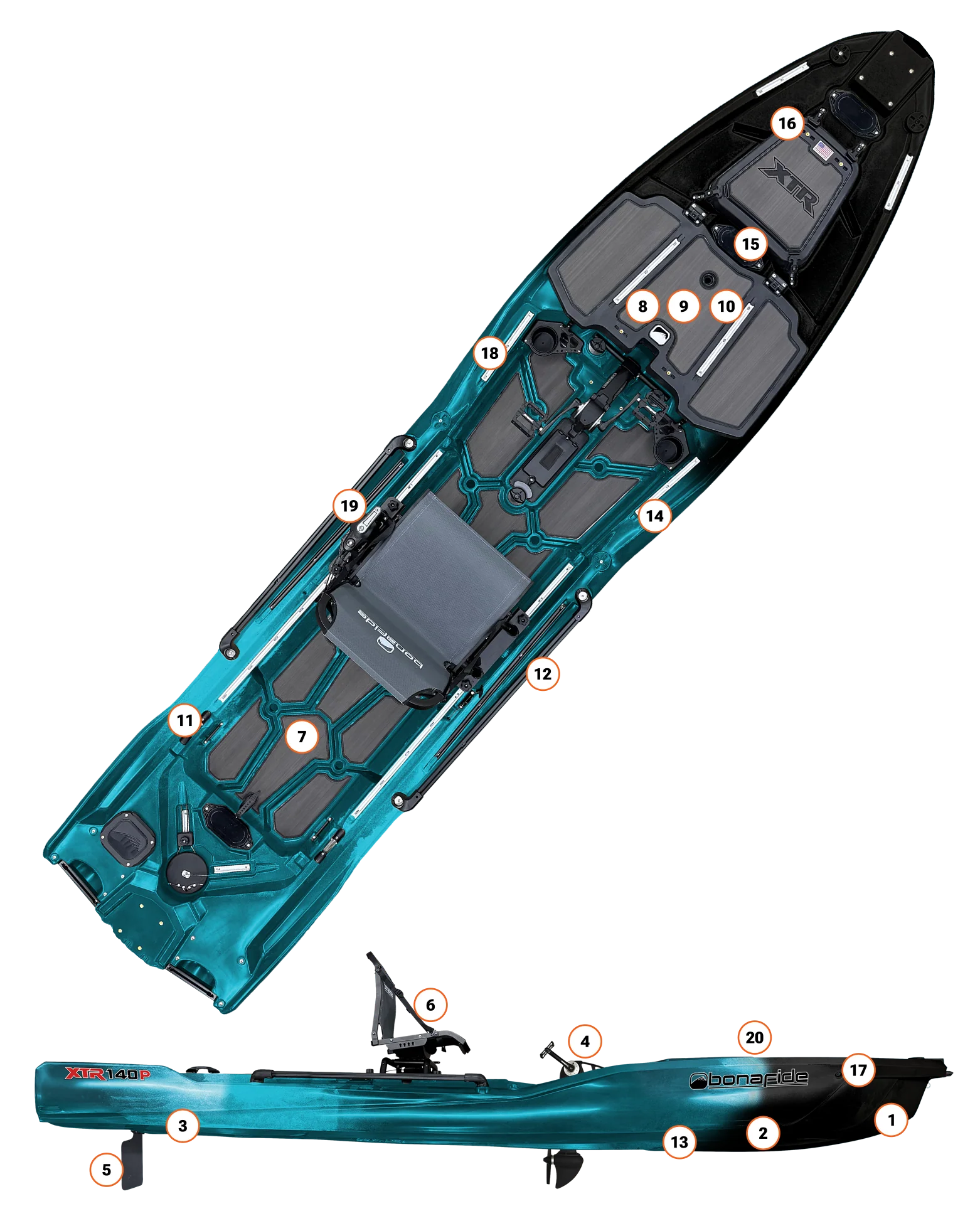 Bonafide XTR140P - Blackwater Blue - 2