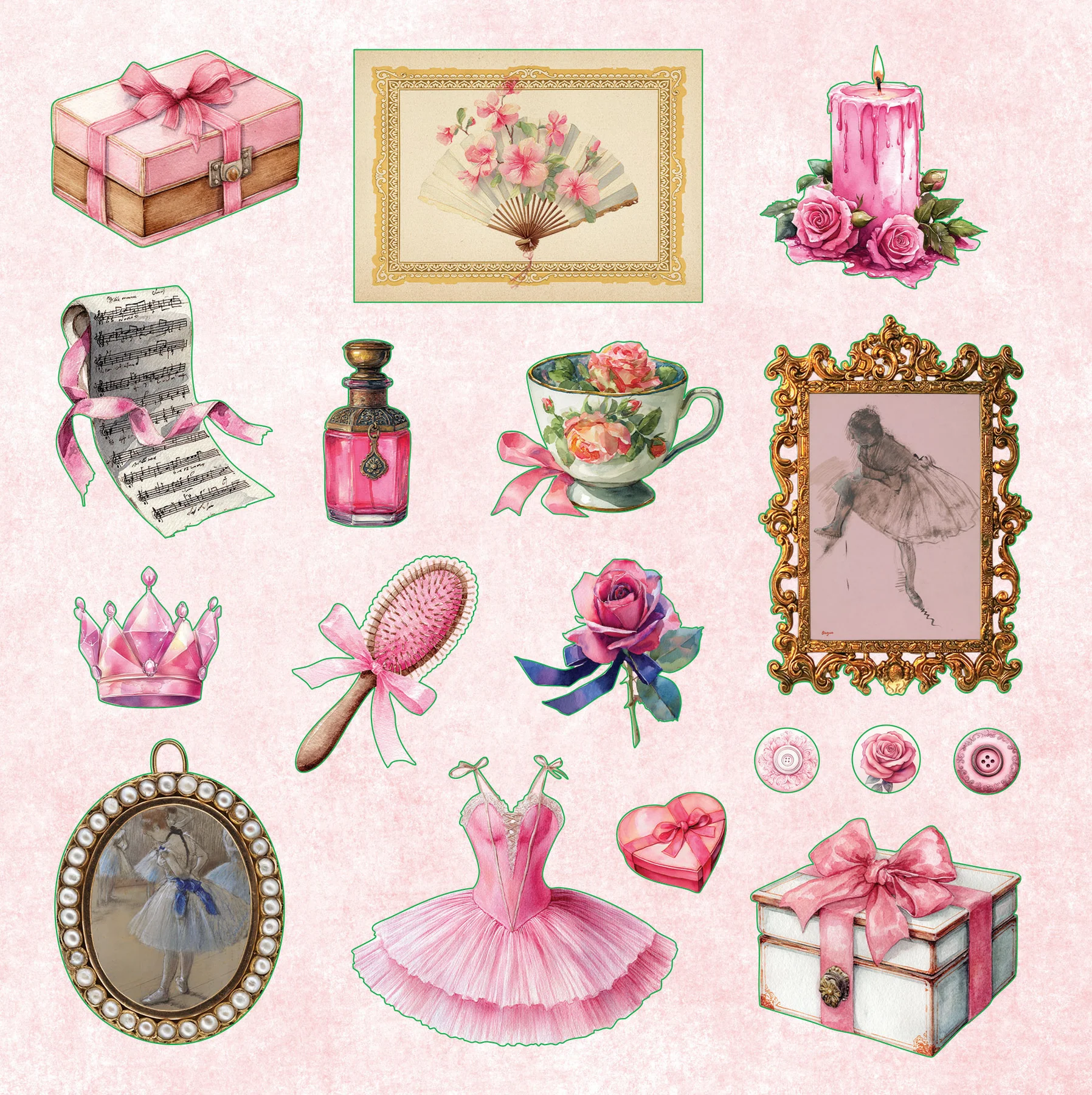 La Petite Coquette Sticker Book - 2