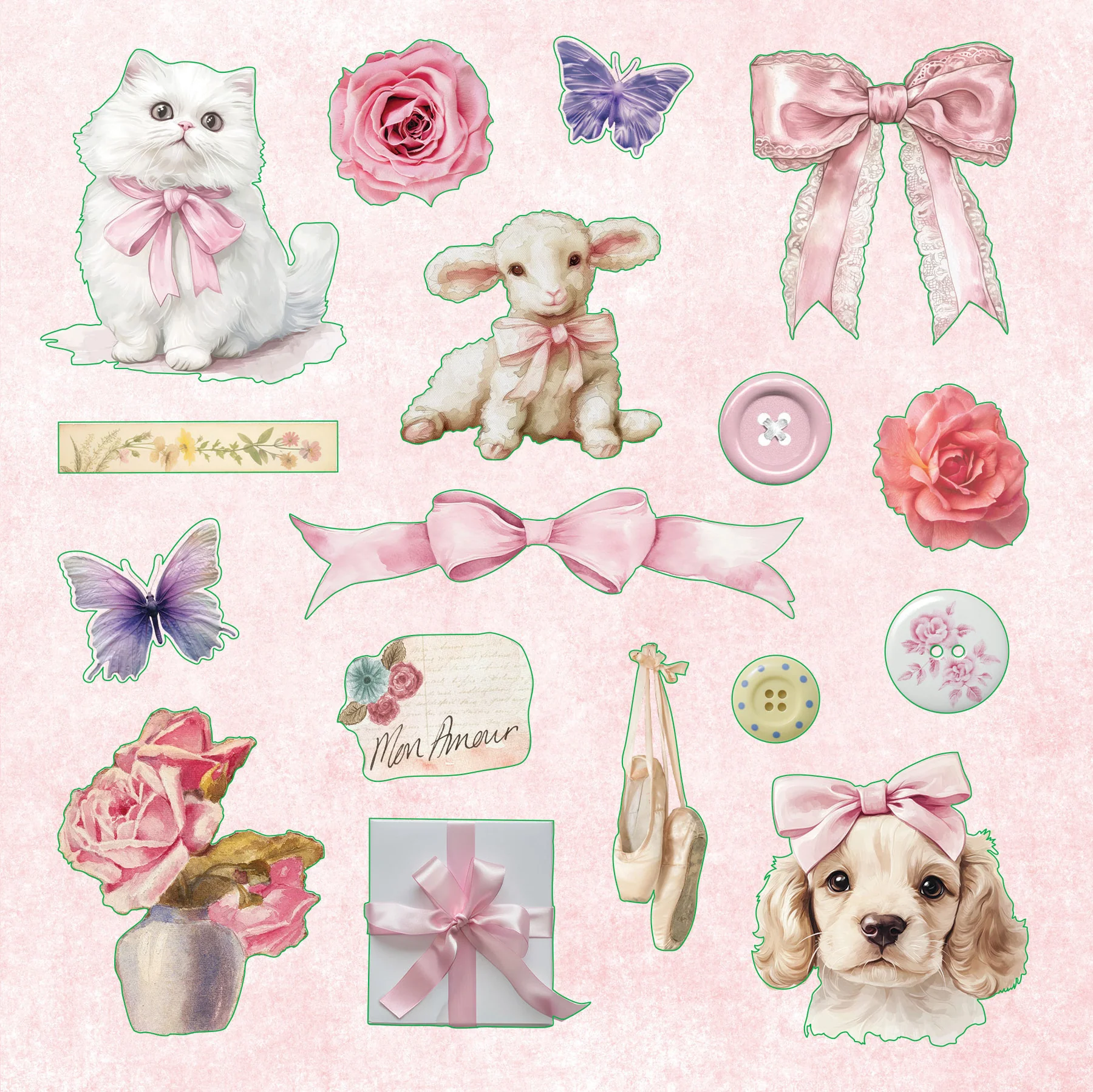 La Petite Coquette Sticker Book - 5