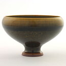 Berndt Friberg (1969) Unique Brown/Yellow Bowl 11 cm