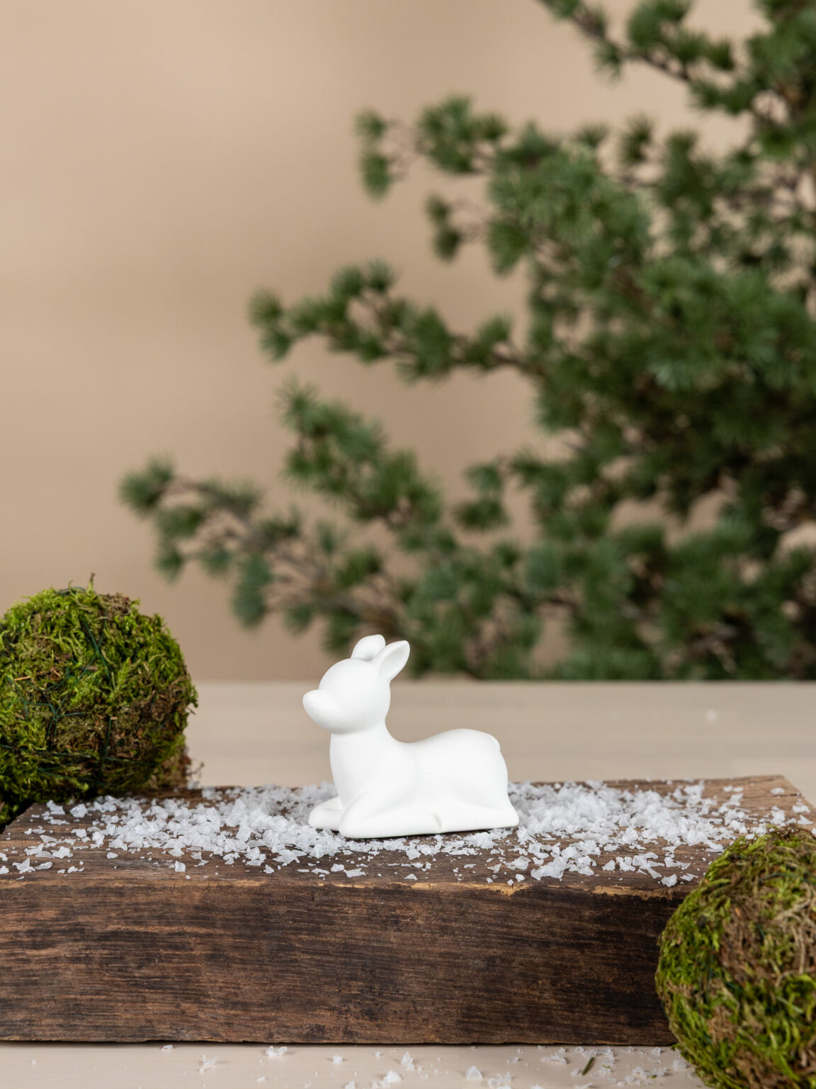 Bea - Deer - White decoration