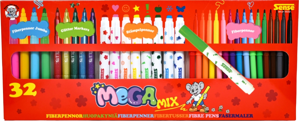Megamix pennset 32 delar