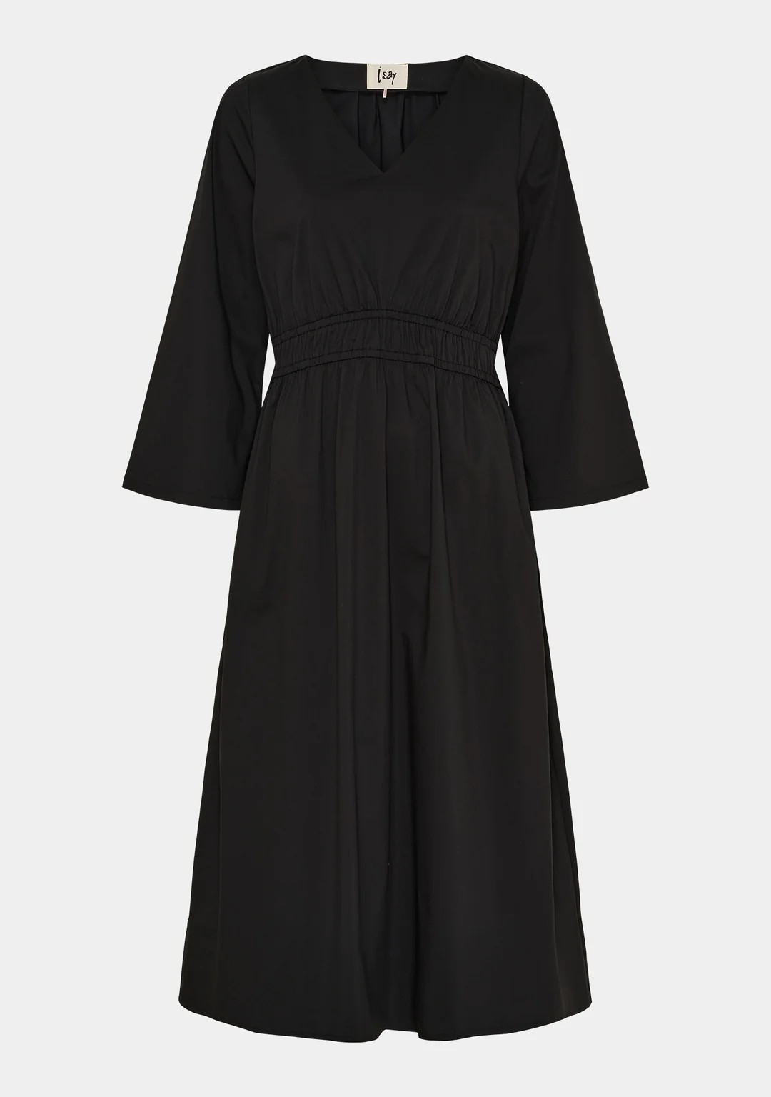 Sigga Sleeve Dress - Black - Isay - 5