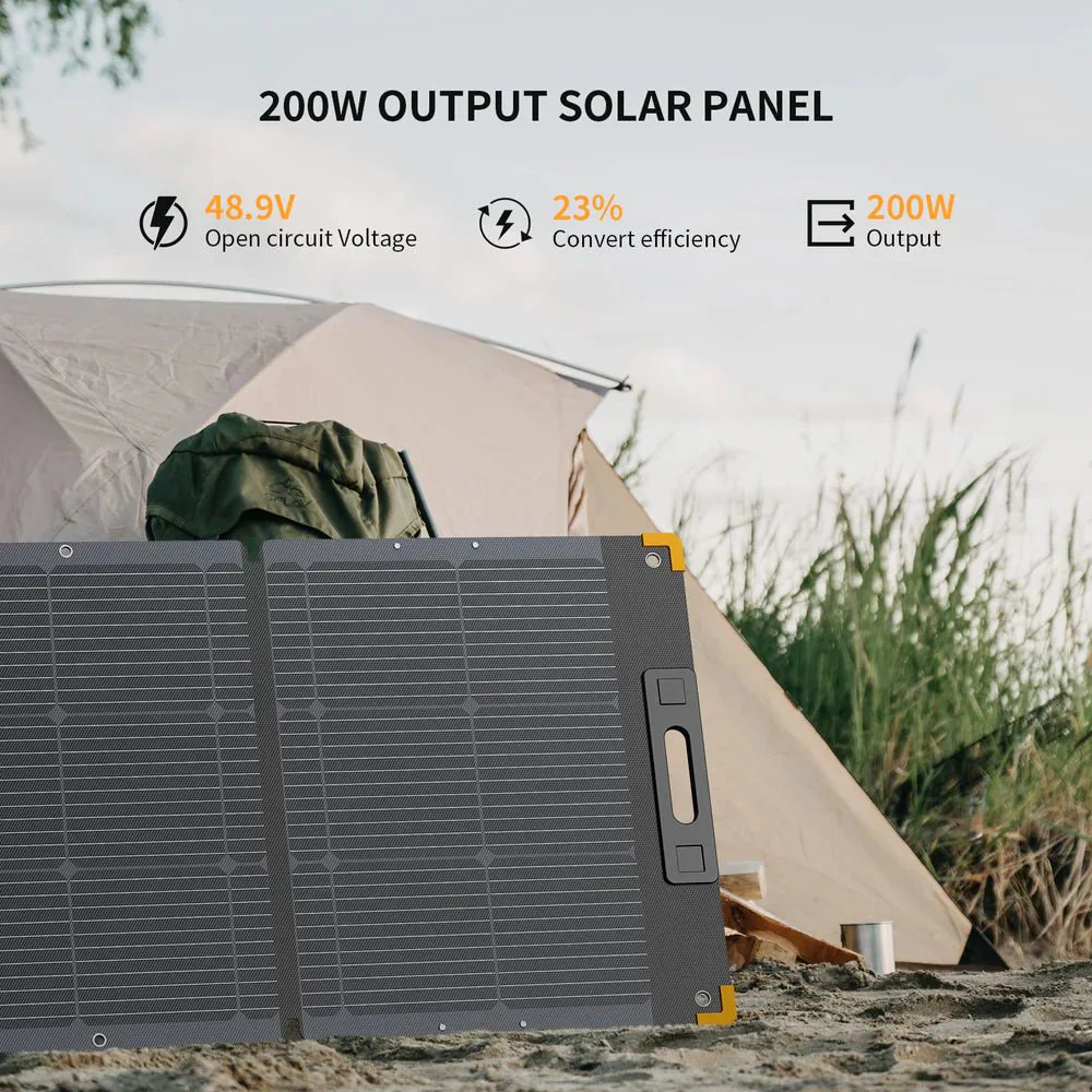 Solpanel för Pecron  powerstation, bärbar, vikbar 200W - 36V - 5