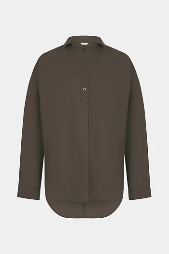 Penn & Ink NY - Magda Blouse Tabac