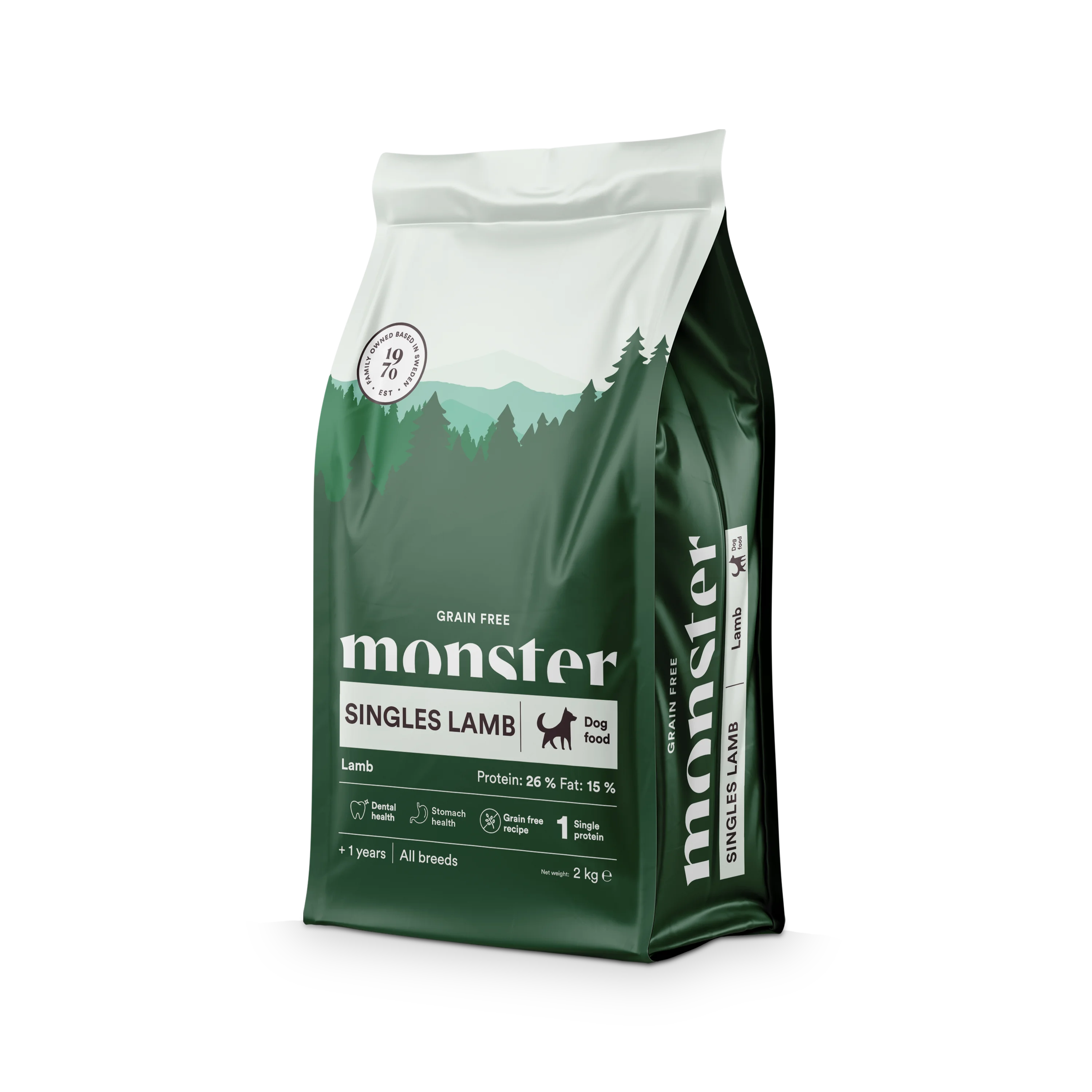 Monster Dog GF Singles Lamb 2 kg