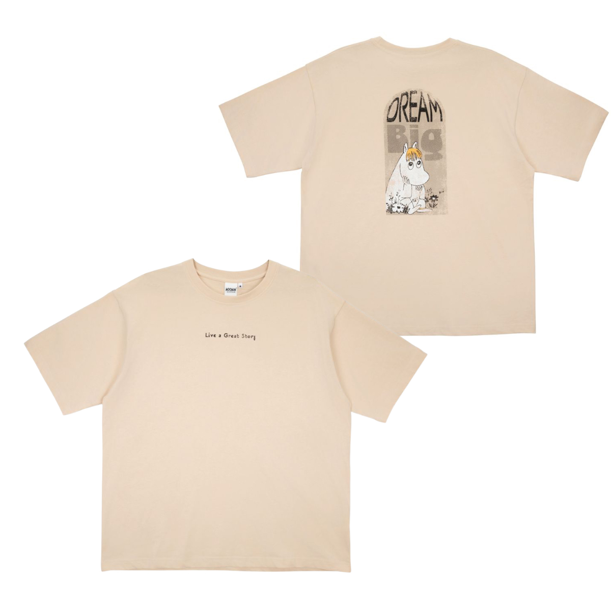 Mumin Dam T-shirt - Dream Big Sand