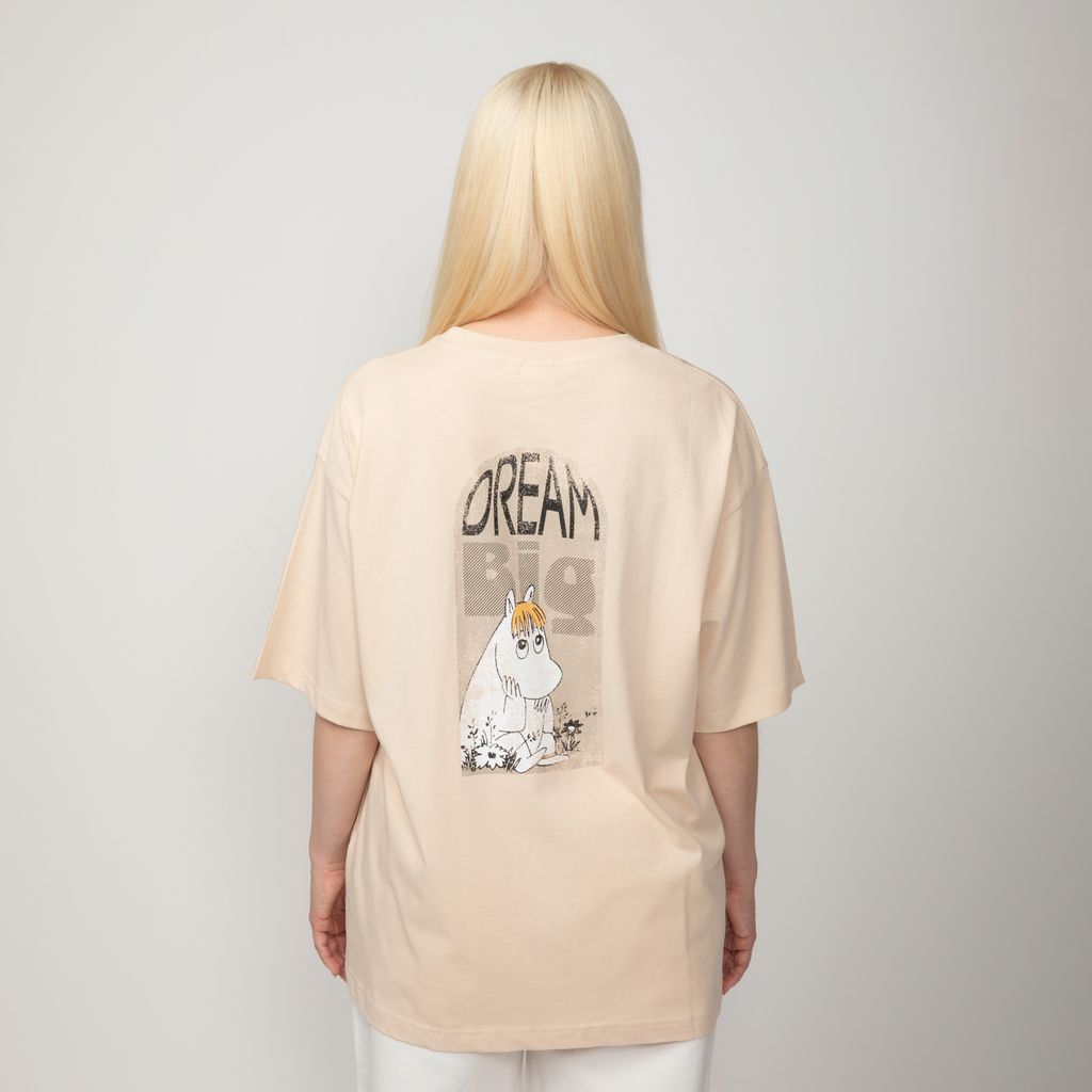 Mumin Dam T-shirt - Dream Big Sand - 2