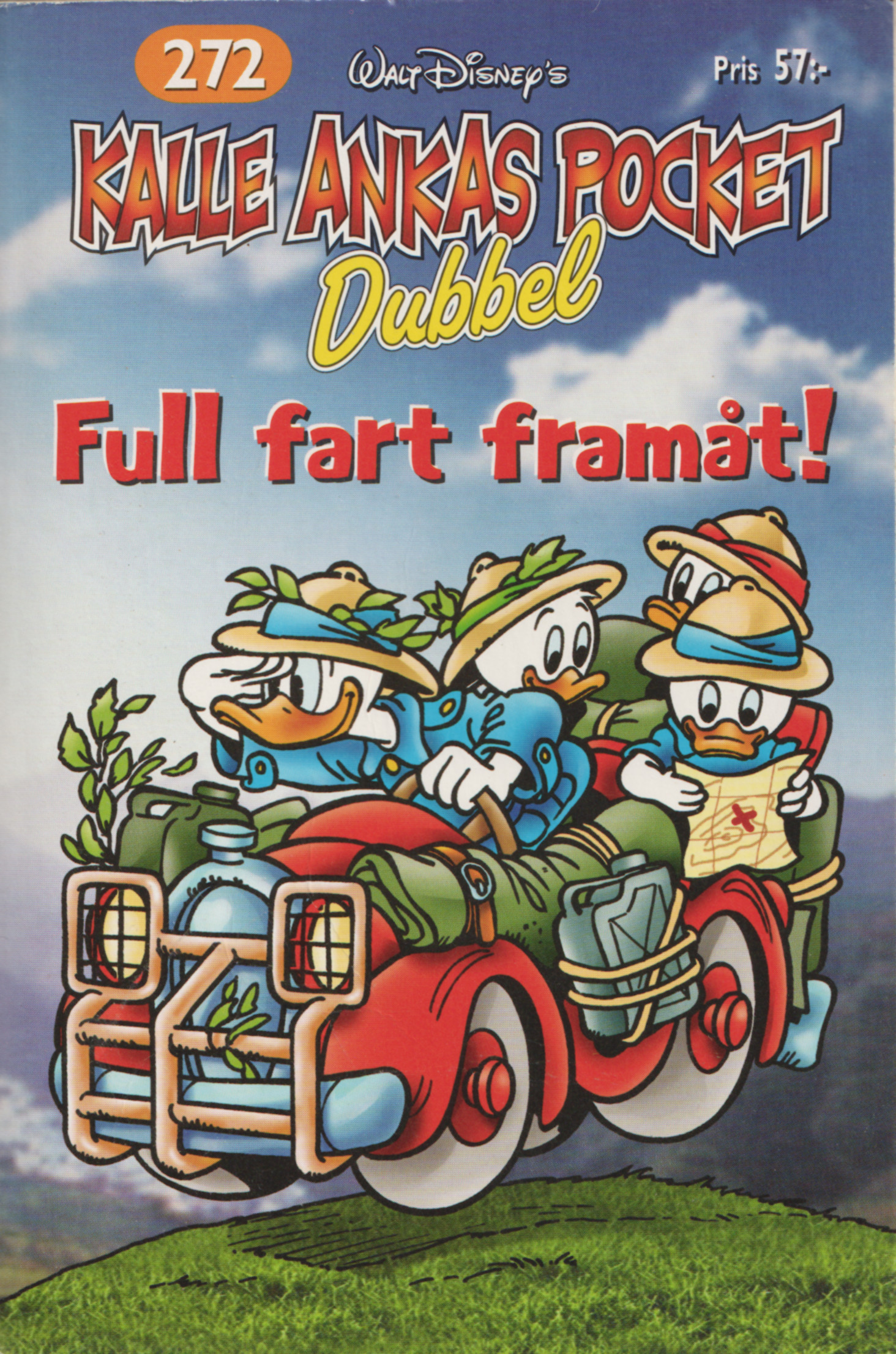 Kalle Ankas pocket 272 Full fart framåt!, begagnad! A2