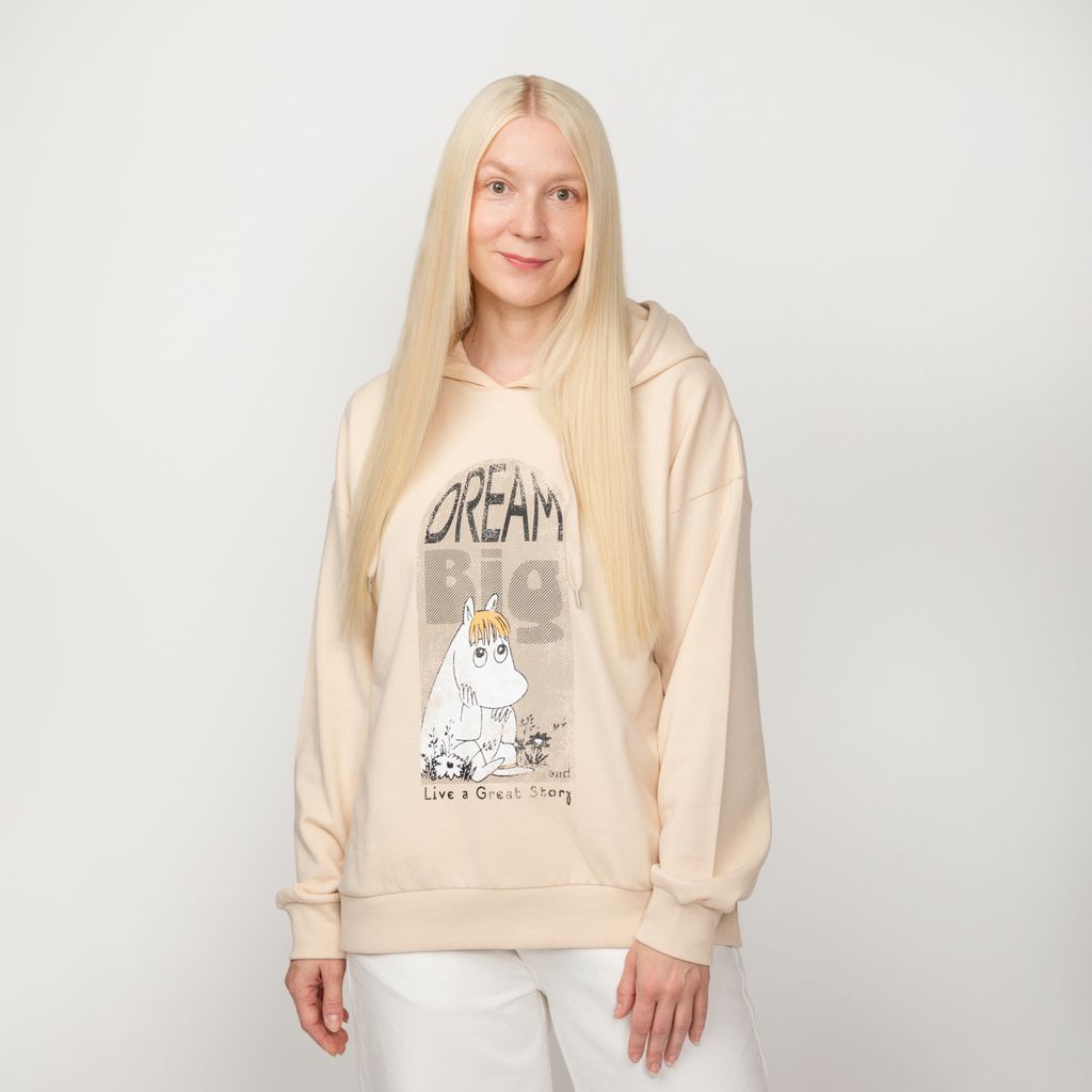 Mumin Dam Huvtröja - Dream Big Sand - 2