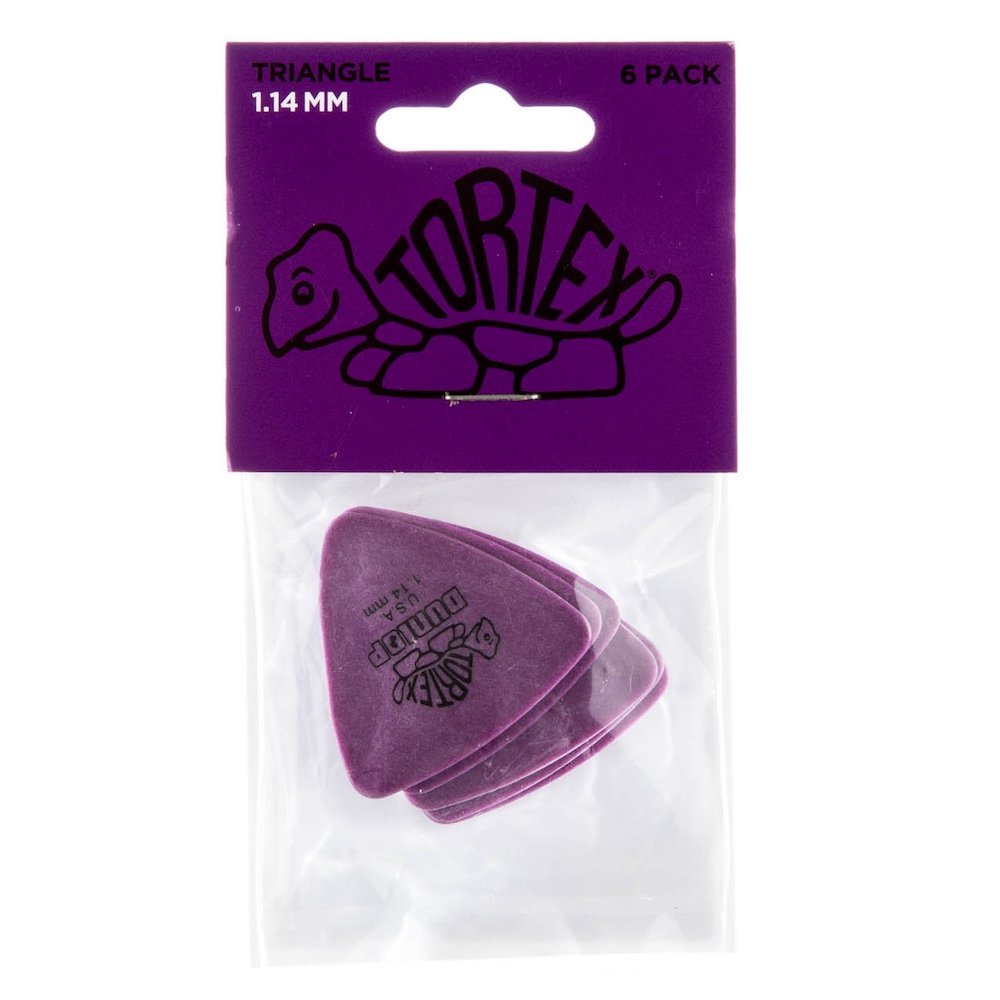 Dunlop Tortex Triangle Plektrum 6-pack - 6