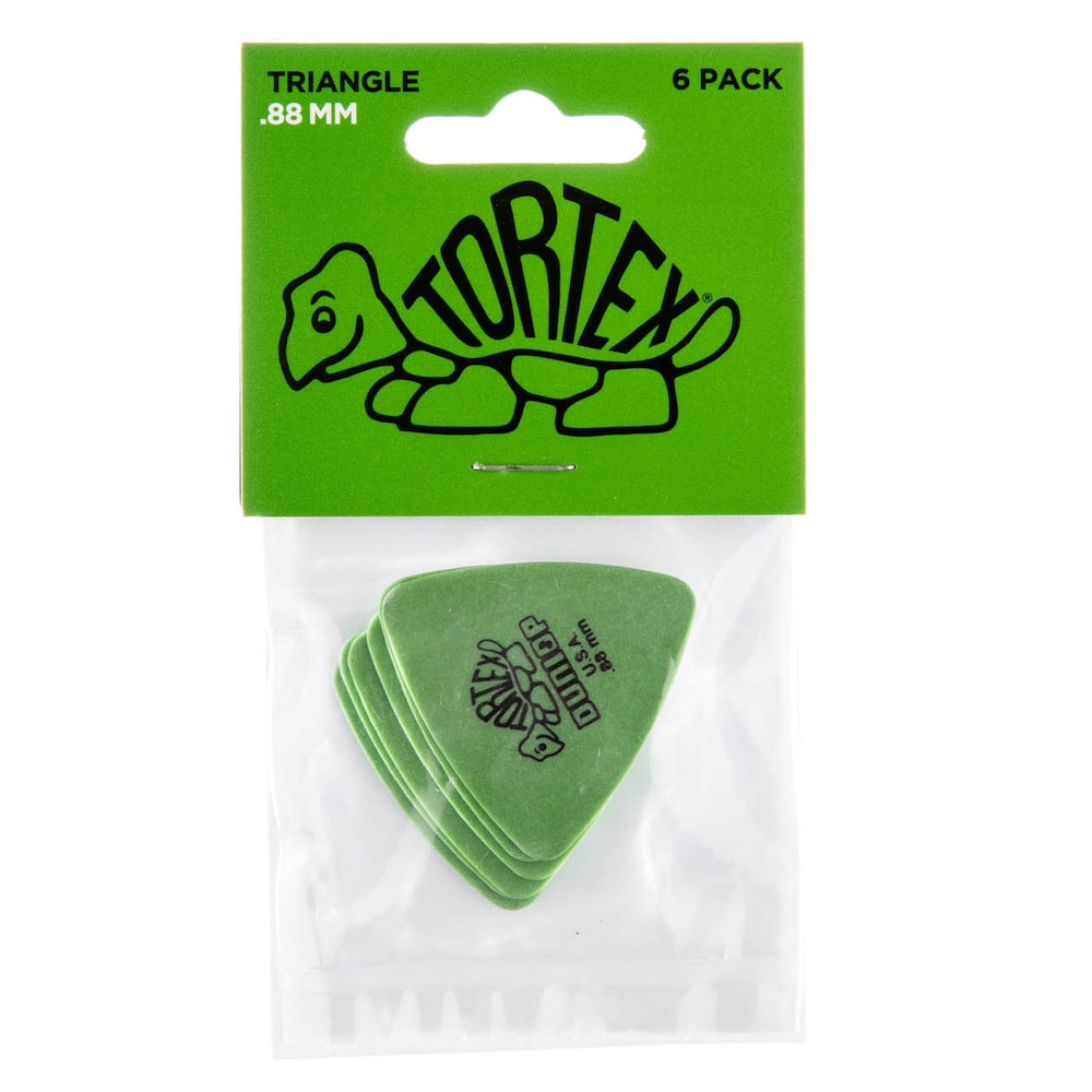 Dunlop Tortex Triangle Plektrum 6-pack - 4