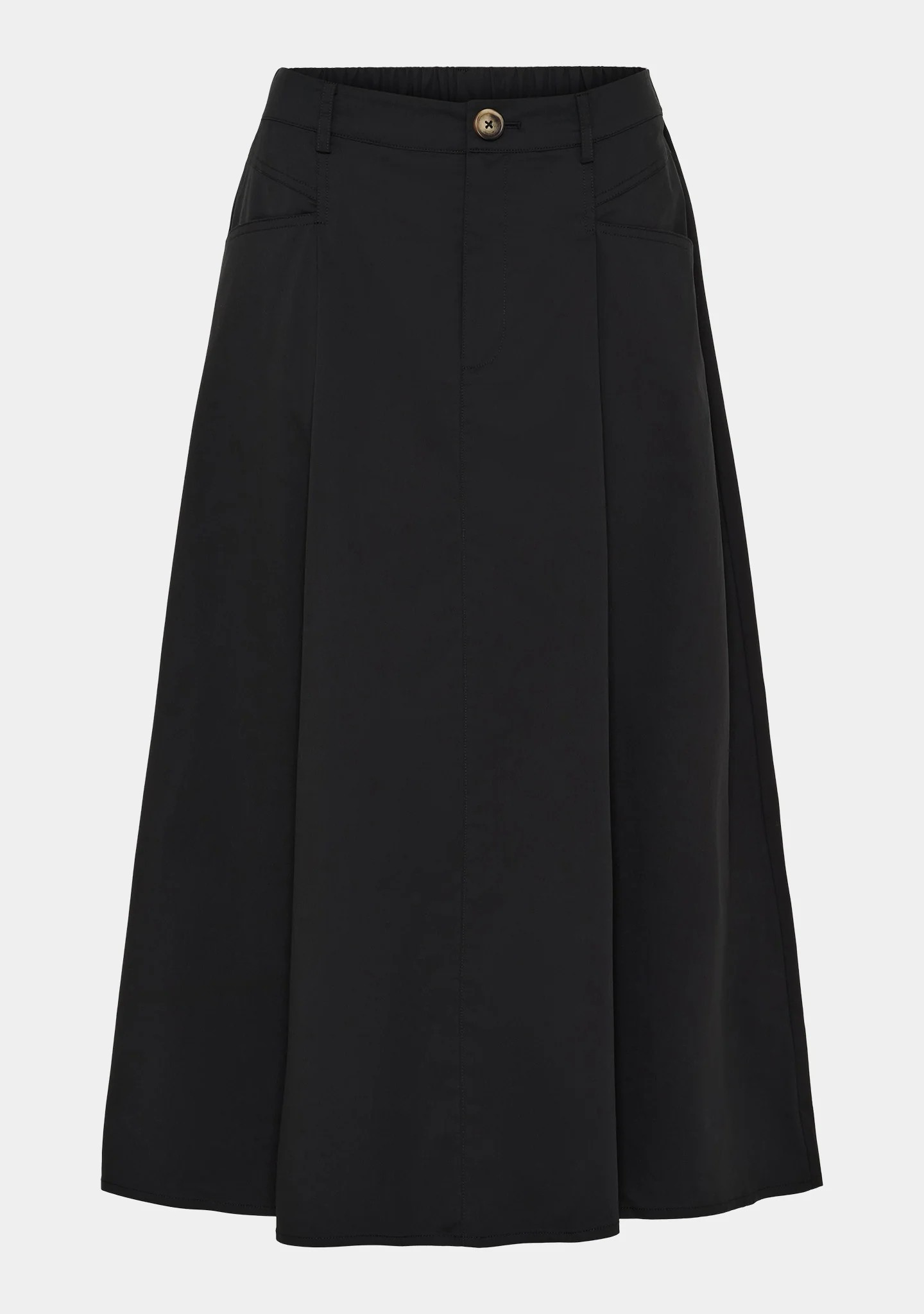 Sigga Long Skirt - Black - Isay