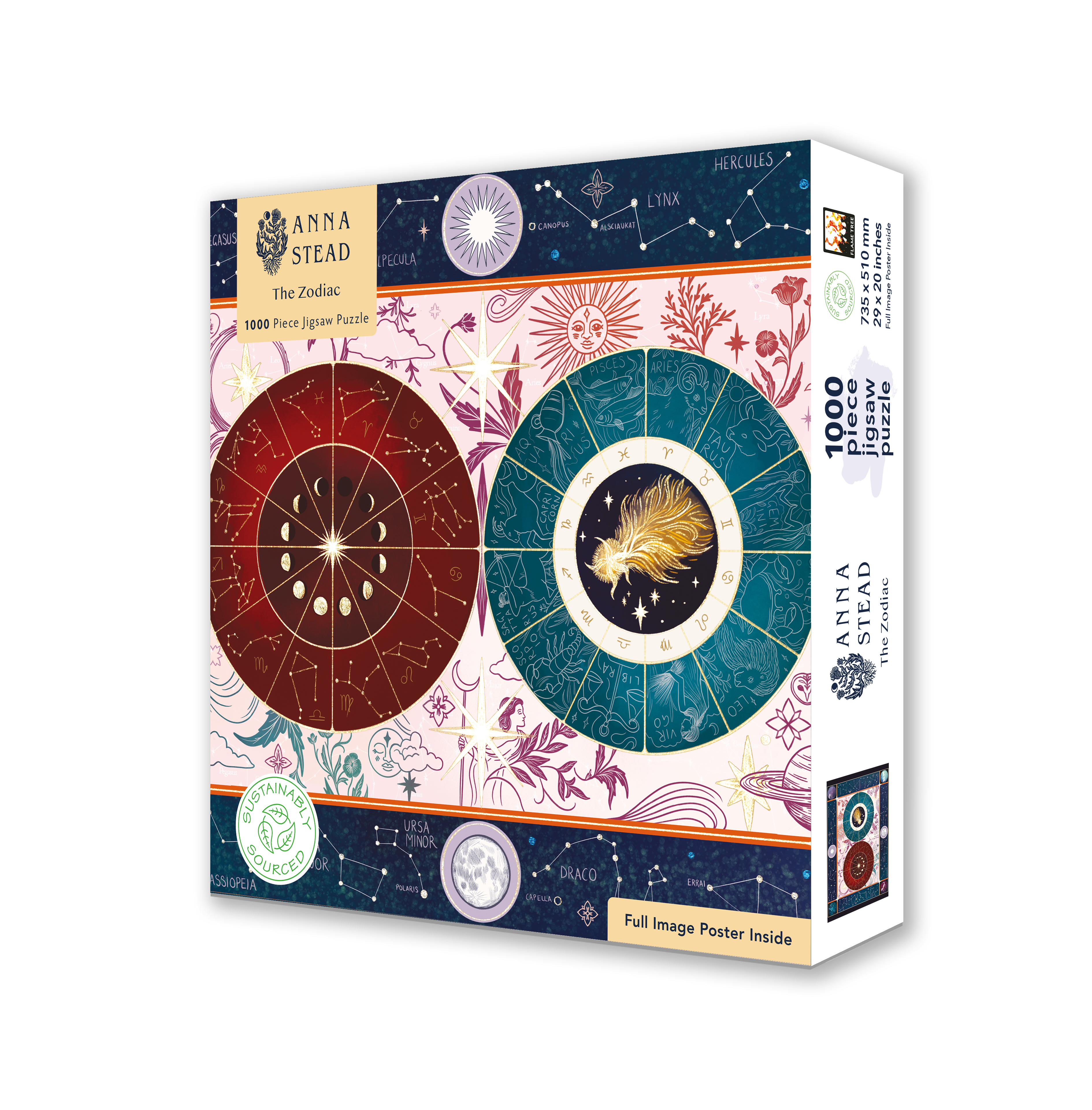 Anna Stead: The Zodiac, 1000 Piece Puzzle - 2