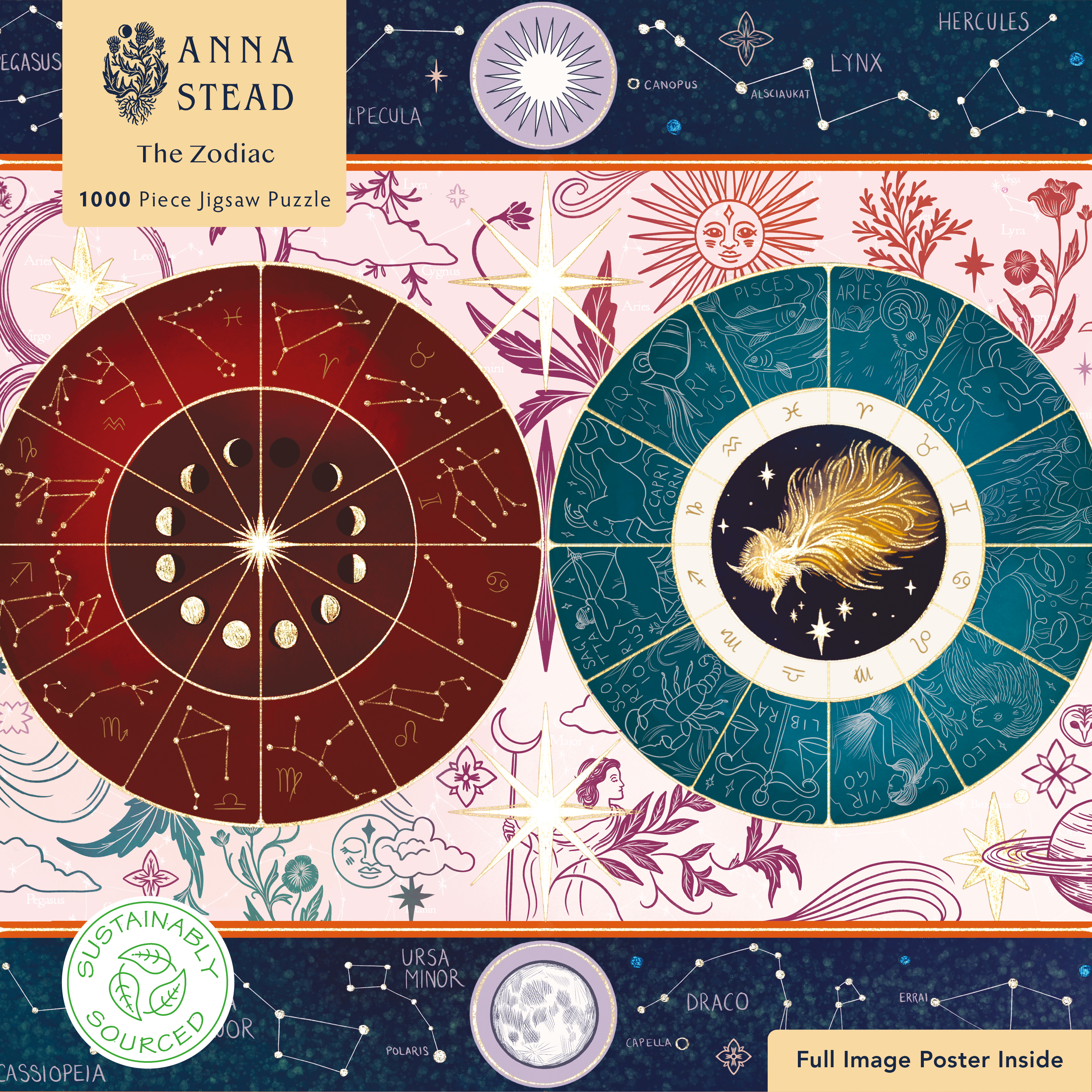 Anna Stead: The Zodiac, 1000 Piece Puzzle