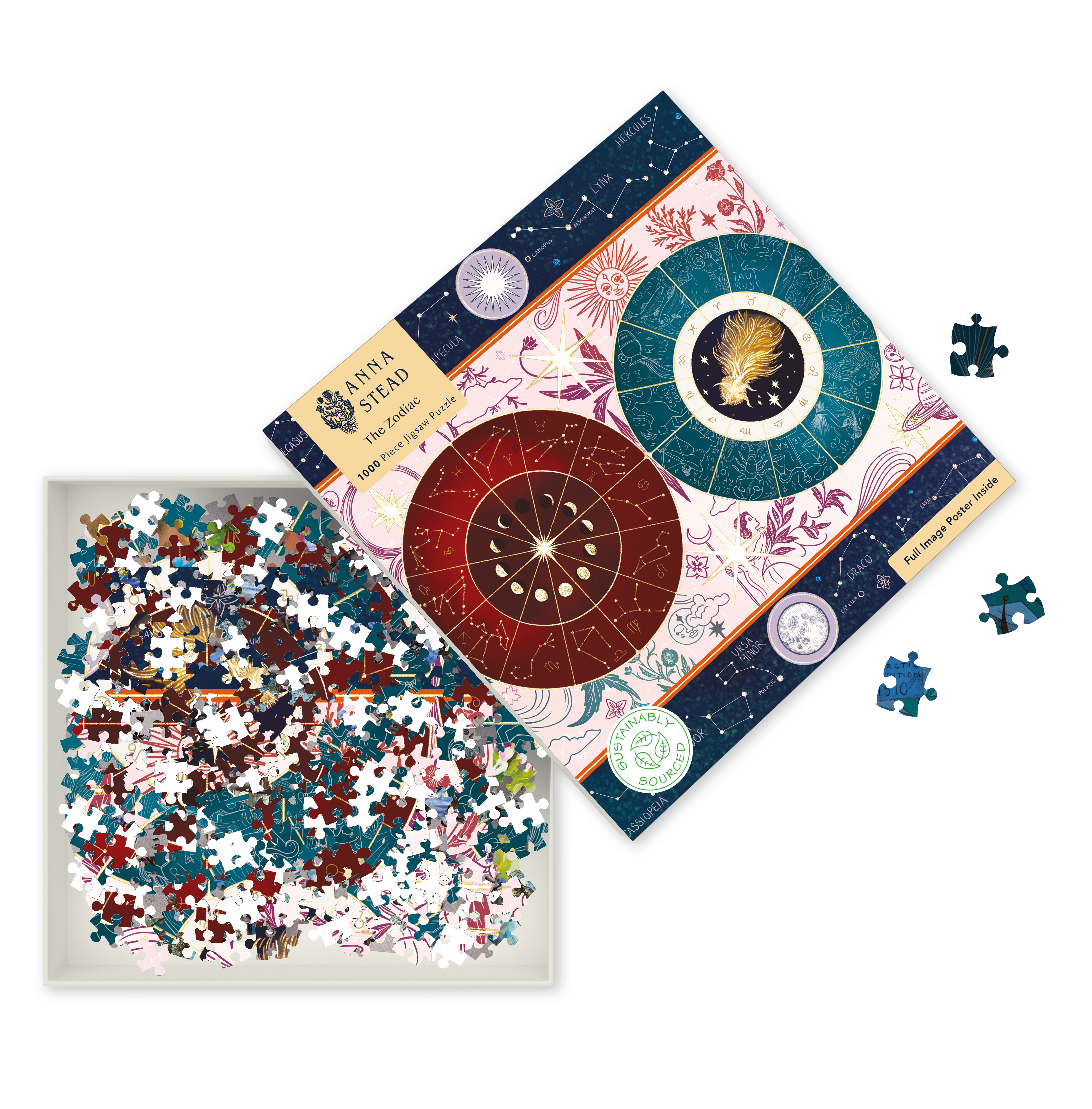 Anna Stead: The Zodiac, 1000 Piece Puzzle - 3