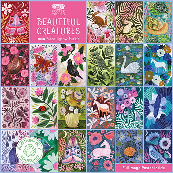 Lee Foster-Wilson: Beautiful Creatures, 1000 Piece Puzzle