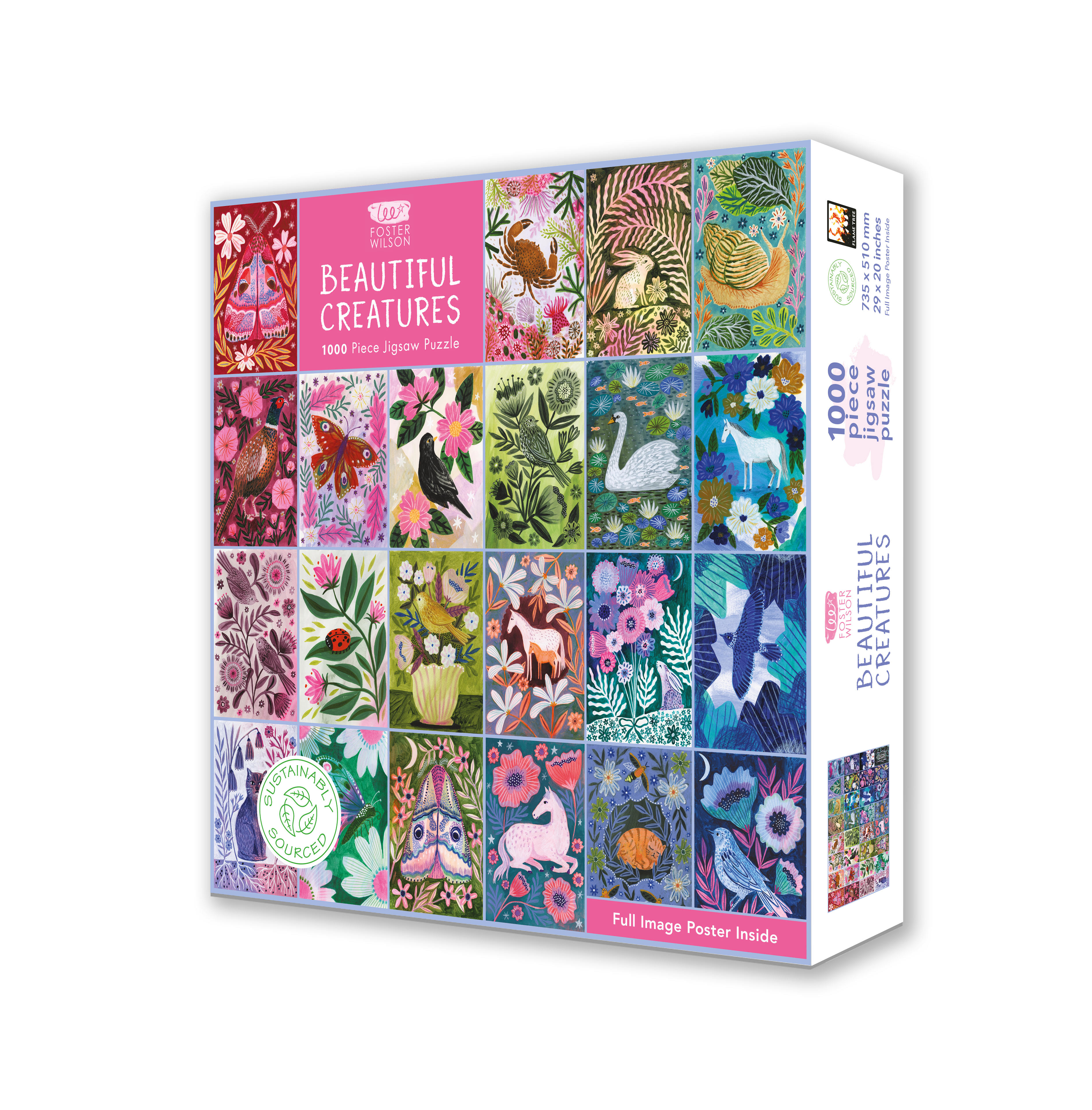 Lee Foster-Wilson: Beautiful Creatures, 1000 Piece Puzzle - 3