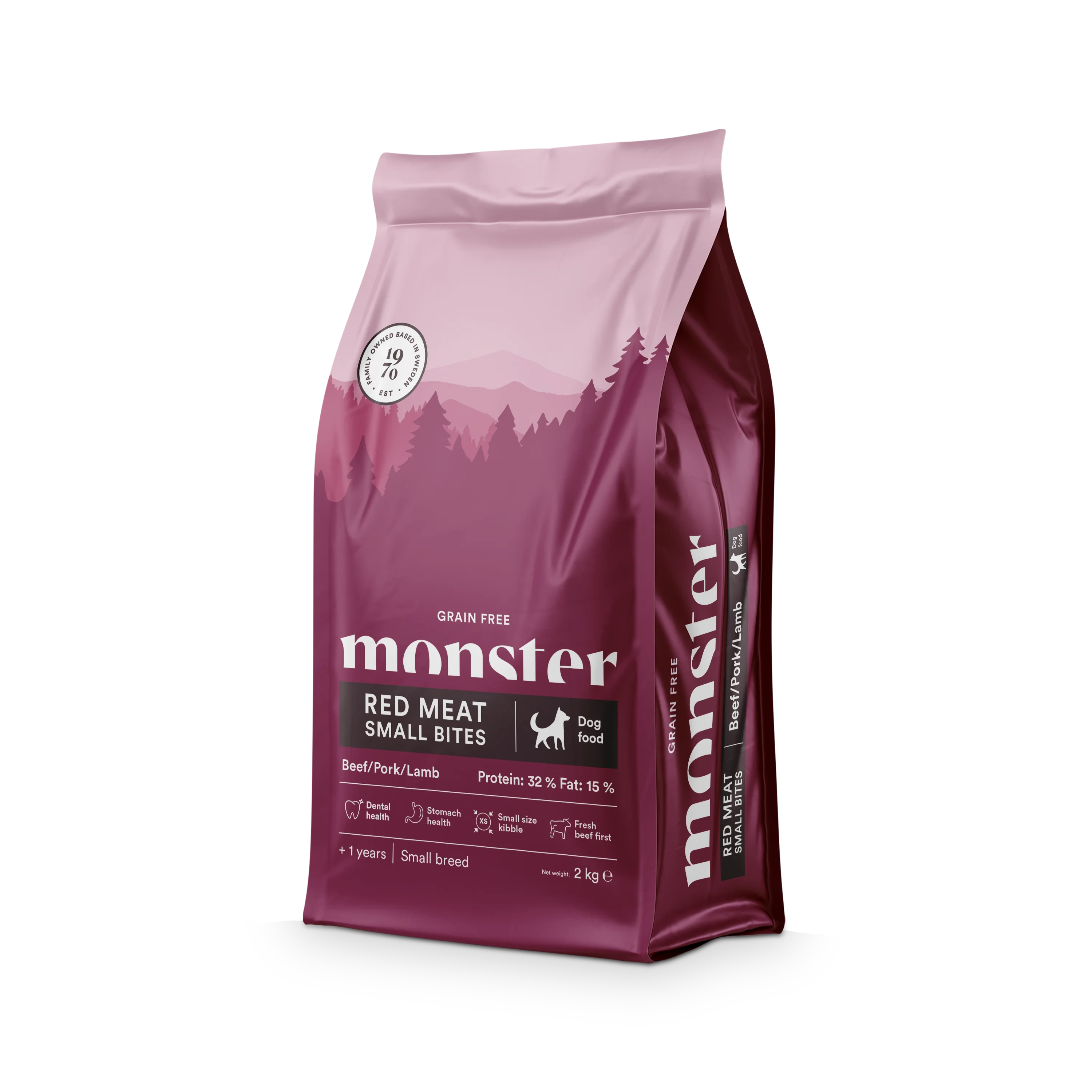 Monster Dog GF Ad Red Meat Small bites 12 kg