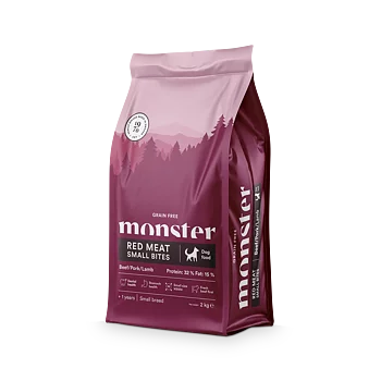 Monster Dog GF Ad Red Meat Small bites 12 kg