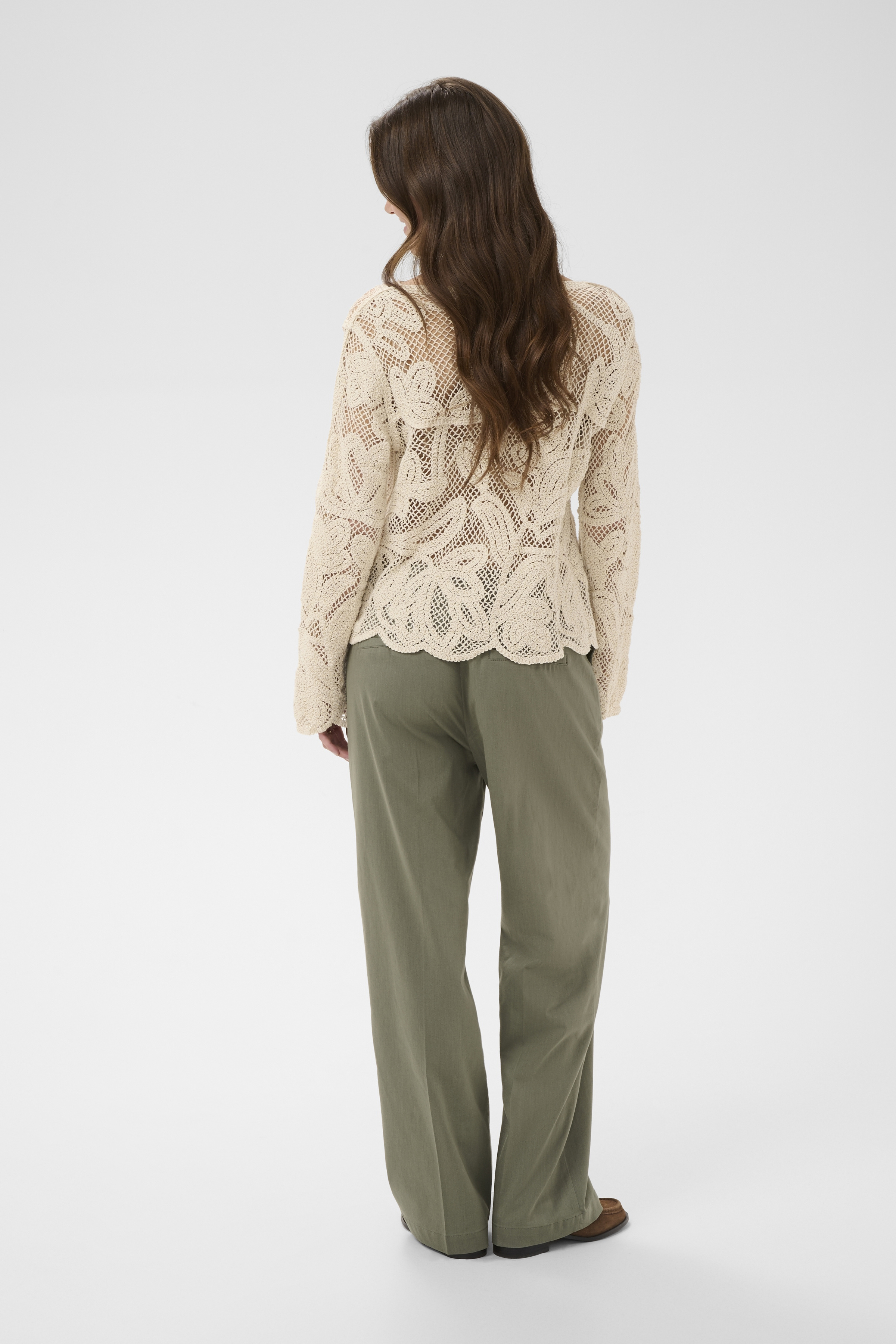 CRRelon Cardigan Nature undyed color Stickad Kofta