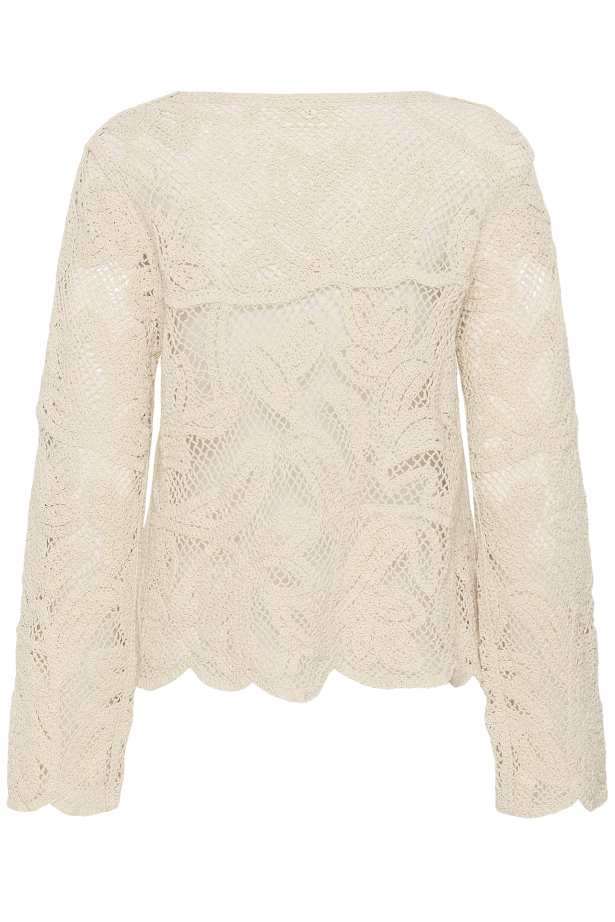 CRRelon Cardigan Nature undyed color Stickad Kofta - 5