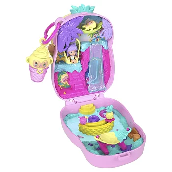 Polly Pocket Core Compact Pineapple Monkey Colada