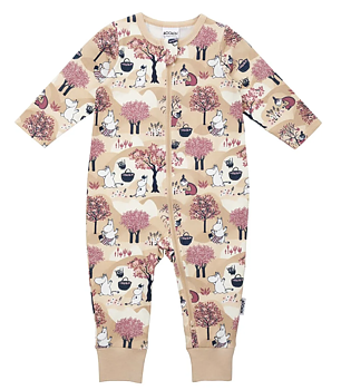 Mumin Bebis Pyjamas - Fruktskörd Beige
