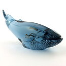 Paul Hoff (WWF 1982) Blue Glass Whale 18/8 cm (with Certificate)  [Sample Images]